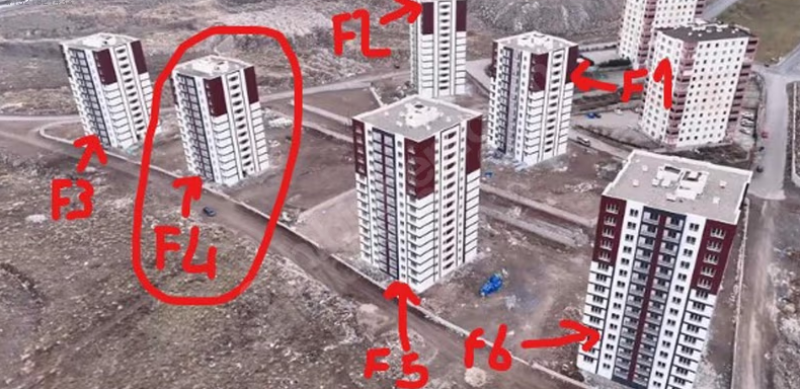 İLDEMPARK F4 Blok'ta 6.KAT Hobi Bahçeli, Yakın zamanda Teslim!!!