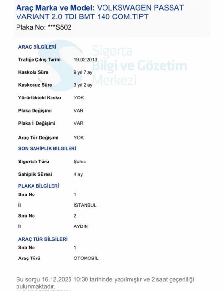 SAHİBİNDEN DİZEL OTMATİK SORUNSUZ PASSAT VARİANT