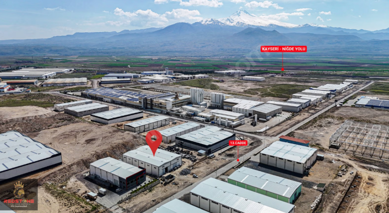Kayseri İncesu Sultansazı OSB Kiracılı Satılık Fabrika