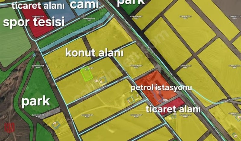 FELAHİYE KALE MAH. YOL KENARI 570M² TEK TAPU PARSEL