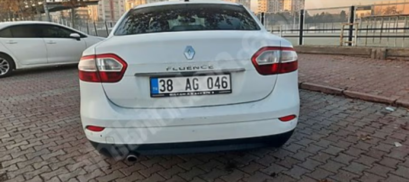 KREDİ KARTINA TAKSİTLE 2012 MODEL RENAULT FLUENCE MANUEL 110 BG