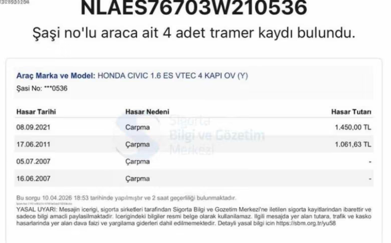 Sahibinden çok temiz masrafsız Honda vtec ES7
